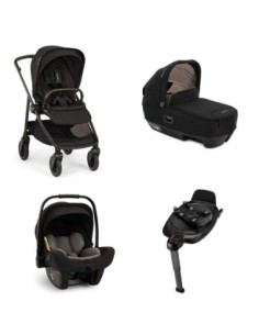 Nuna - Trio Swiv Con Navicella Cari Next Ovetto Pipa Next E Base Next - Spedizione Gratuita