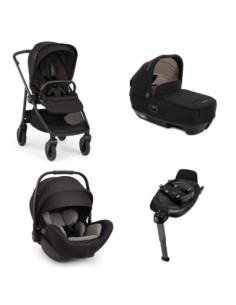 Nuna - Trio Swiv Con Navicella Cari Next Ovetto Arra Flex E Base Next - Spedizione Gratuita