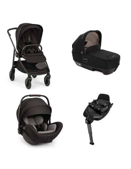 Nuna - Trio Swiv Con Navicella Cari Next Ovetto Arra Flex E Base Next - Spedizione Gratuita