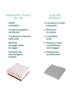 Koala Babycare - Mussole Neonato Koala Soft Touch 80x80 2