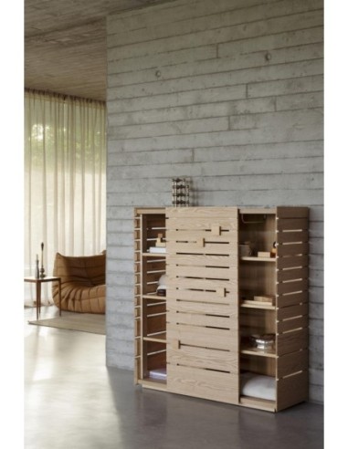 Quax - Cassapanca In Frassino Naturale - Spedizione Gratuita