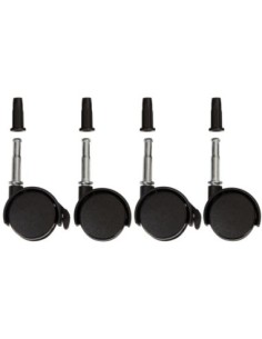 Quax - Set Di 4 Rotelle Di Plastica Per Box O Lettino