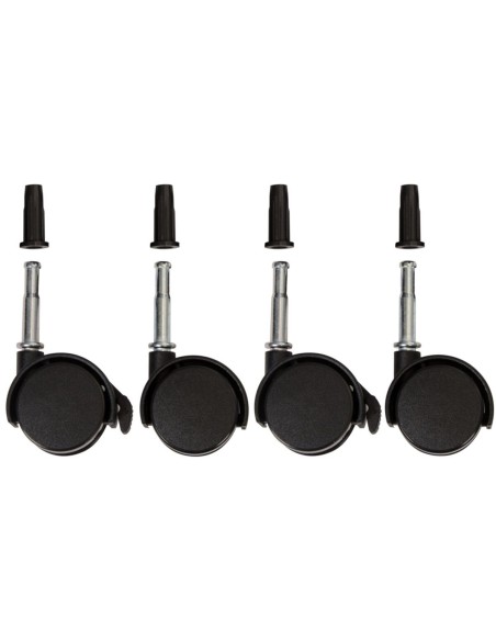 Quax - Set Di 4 Rotelle Di Plastica Per Box O Lettino