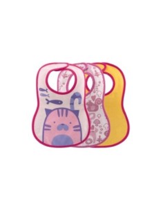Chicco - Bavagline Pappa 6m+ 3 Pezzi Rosa