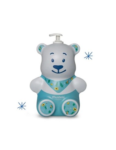 Mustela - Copriflacone Orsetto + Detergente Delicato 500 Ml