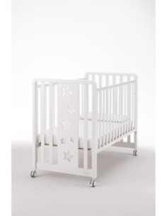 Azzurra Design - Lettino Glam Stelle Con Set Tessile Glam - Spedizione Gratuita