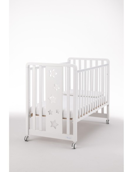 Azzurra Design - Lettino Glam Stelle Con Set Tessile Glam - Spedizione Gratuita