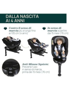 Chicco - Seggiolino Auto Seat 105 i-Size 40-105 Cm 360° - Spedizione Gratuita 2