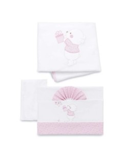 Italbaby - Kit 3 Pezzi In Pile Per Lettino Linea Ninna Oh