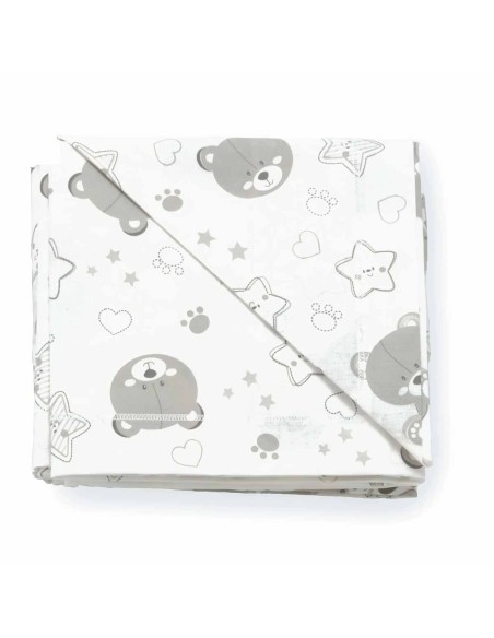 Italbaby - Set 3 Pezzi Lenzuola In Cotone Per Lettino