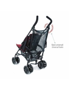 Italbaby - Borsa Rete Portaoggetti Con Ganci Universali Per Passeggino