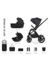Venicci - Set 3 in 1 Upline 2 Con Seggiolino Auto Tiago - Spedizione Gratuita