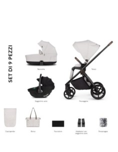 Venicci - Set 3 in 1 Claro Con Seggiolino Auto Tiago - Spedizione Gratuita