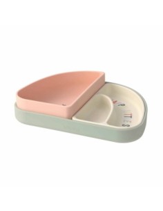 Lassig - Set Piatti A Sezioni In Silicone Happy Fruits