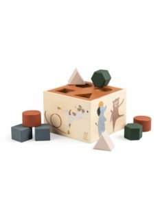 Sebra - Gioco Ad Incastri In Legno Busy Builders E Teeny Toes