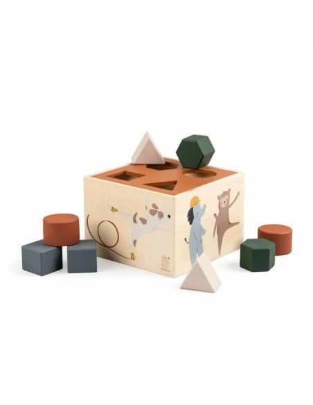 Sebra - Gioco Ad Incastri In Legno Busy Builders E Teeny Toes