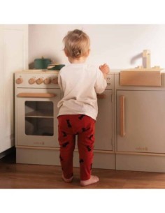 Sebra - Fornello Giocattolo In Legno Kidchen - Spedizione Gratuita 2