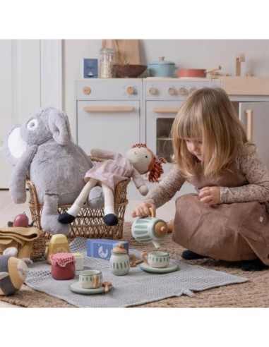 Sebra - Set Da Tè In Legno Per Bambini