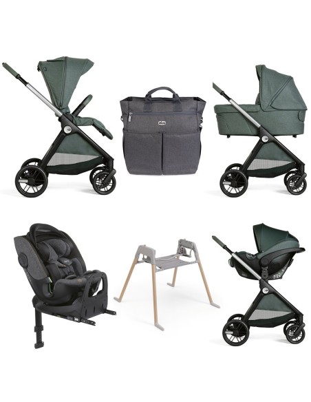 Chicco - Promo Trio Bellagio Flexi Con Kory Plus + Seggiolino Bi-Seat  40/150 Cm Con Base Isofix Full 360- Spedizione Gratuita