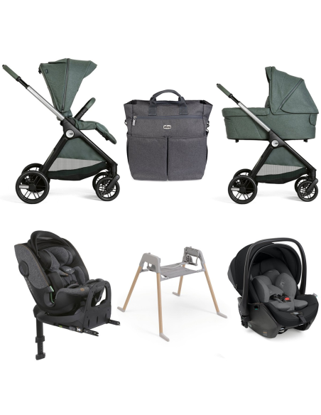 Chicco - Promo Trio Bellagio Flexi Con First Seat Recline + Seggiolino Bi-Seat  40/150 Cm Con Base Isofix Full 360