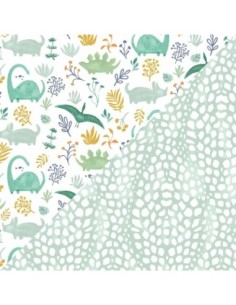 Bebe Au Lait - Set 2 Teli Swaddle In Mussola Classi Dino Roar+Upscale 2