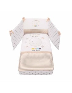 Azzurra Design - Corredo Tessile Moon Per Lettino Omnia