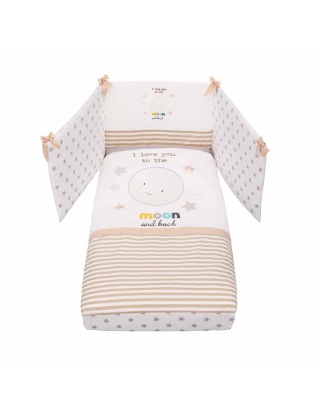 Azzurra Design - Corredo Tessile Moon Per Lettino Omnia