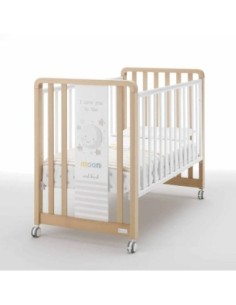 Azzurra Design - Lettino Glam Moon Con Set Tessile Moon - Spedizione Gratuita