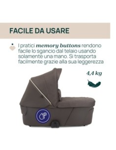 Erbesi Lettino Mini Tortora - Amodio mySweetie