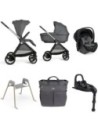 Chicco - Promo Trio Bellagio Gran Comfort Con First Seat Recline + Borsa Genitore + Stand Lullaglide + Base Full 360 i-Size
