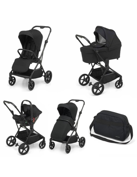 Foppapedretti - Trio Spritz Travel System i-Size Con Borsa Jolie E Coprigambe Spritz - Spedizione Gratuita
