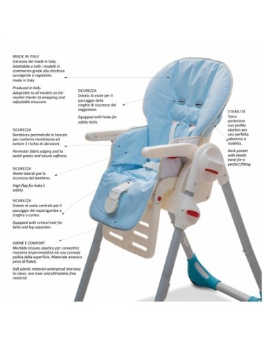 Italbaby - Copriseggiolone PVC Universale Kukù