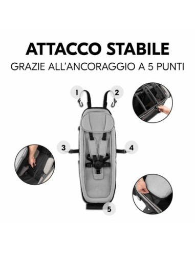 Hauck - Seggiolino Riduttore Per Rimorchi Per Bici Hauck Baby Lounger 2