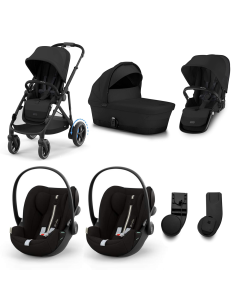 Cybex - Promo Trio Gemellare e-Gazelle Con Due Ovetti Cloud G i-Size + Seconda Seduta e Navicella Gazzelle S In Omaggio