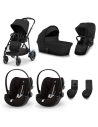 Cybex - Promo Trio Gemellare e-Gazelle Con Due Ovetti Cloud G i-Size + Seconda Seduta e Navicella Gazzelle S In Omaggio