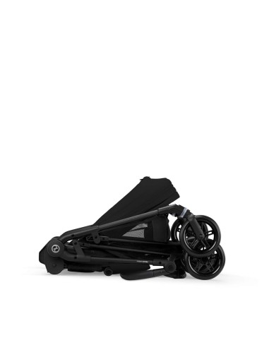 Cybex - Trio Melio Carbon 2025 Con Navicella Melio, Seggiolino Auto Cloud G i-Size E Adattatori