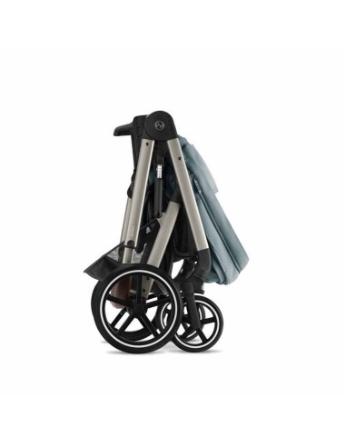 Cybex - Trio Balios S Lux Sky Blue + Cot S Lux + Cloud G i-Size + Adattatori - Spedizione Gratuita