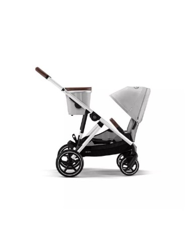 Cybex - Passeggino EOS LUX 2in1 Telaio Silver - Spedizione Gratuita