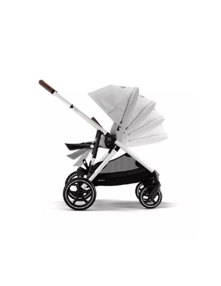 Cybex - Passeggino EOS LUX 2in1 Telaio Silver - Spedizione Gratuita