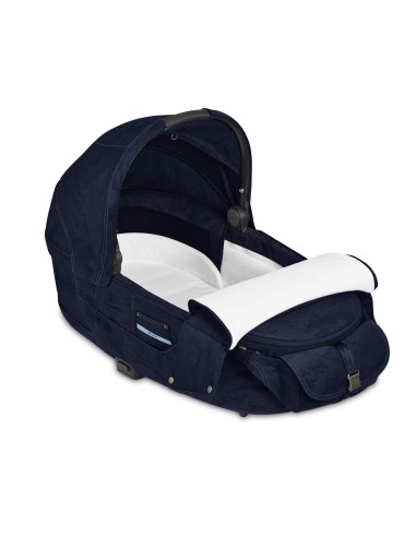 Cybex - Navicella Priam Lux Rebellious Luxury Denim Blue - Spedizione Gratuita