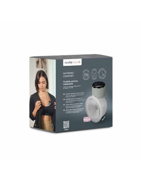 Nuvita - Tiralatte elettrico indossabile singolo a 3 fasi - Materno Comfort 1260W Nuvita - Tiralatte elettrico indossabile singolo a 3 fasi - Materno Comfort 1260W