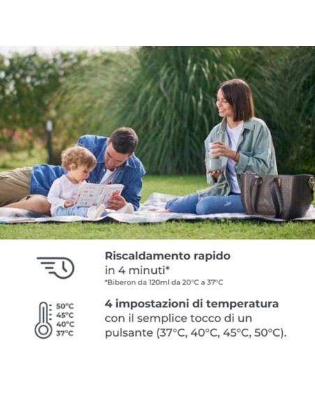 Nuvita - Scaldabiberon portatile universale Warm'n'Go 1162 Nuvita - Scaldabiberon portatile universale Warm'n'Go 1162