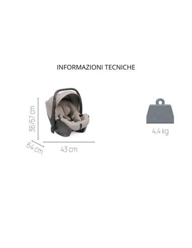 Chicco - Trio Seety 2026 Con Kory Essential i-Size + Borsa Organizer IN OMAGGIO - Spedizione Gratuita