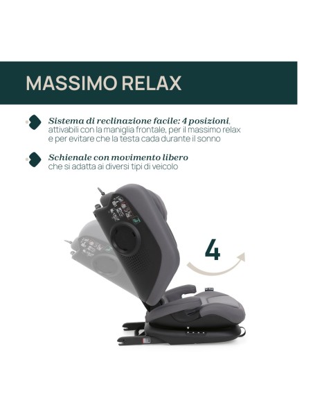 Chicco - Seggiolino Auto Fold&Go S (100-150 Cm) - Spedizione Gratuita