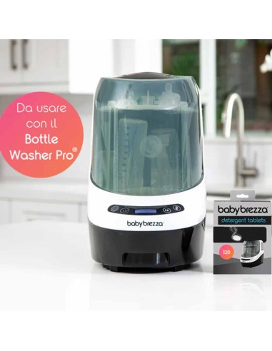 Baby Brezza - Pastiglie Detergenti Per Bottle Washer Pro 120 Pezzi