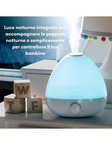 Frida Baby - Umidificatore Con Diffusore E Luce Notturna 3 in 1