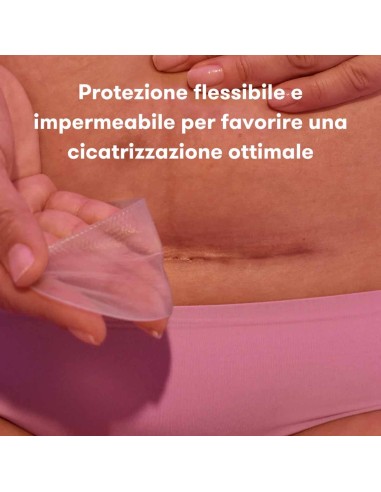Frida Mom - Cerotti Frida Mom in silicone medicale per cicatrice da parto cesareo (6 pezzi)