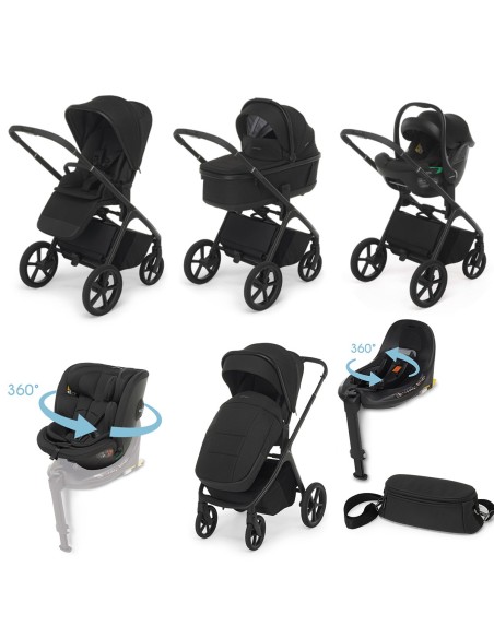 Foppapedretti - Promo Trio Commander Con Disk Infant Recline + Disk Grow + Base Disk + Pochette + Coprigambe