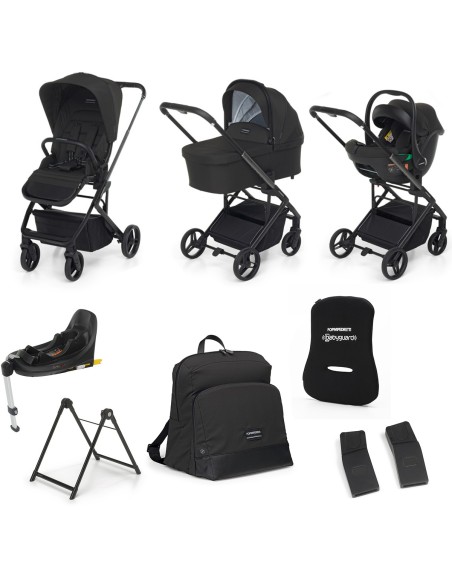 Foppapedretti - Bundle Trio TicToc + Adattatori + Borsa Pretty + Base Tech + Baby Guard e Supporto Elevo In Omaggio