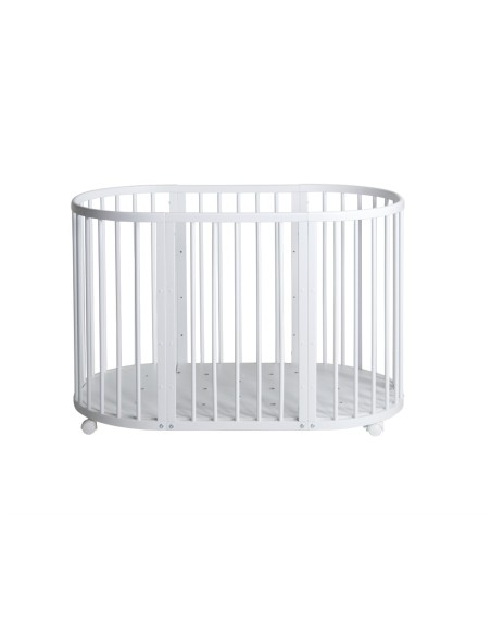 Bebex - Kit Lettino Marilyn Con Materasso Componibile, Kit Tessile Completo e Velo - Spedizione Gratuita